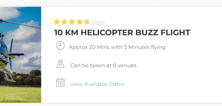 This year’s last helicopter flight off...