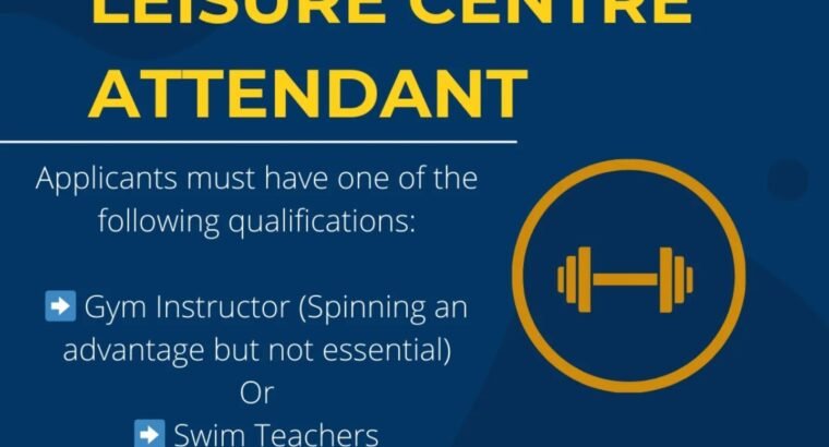 Leisure Centre Attendant