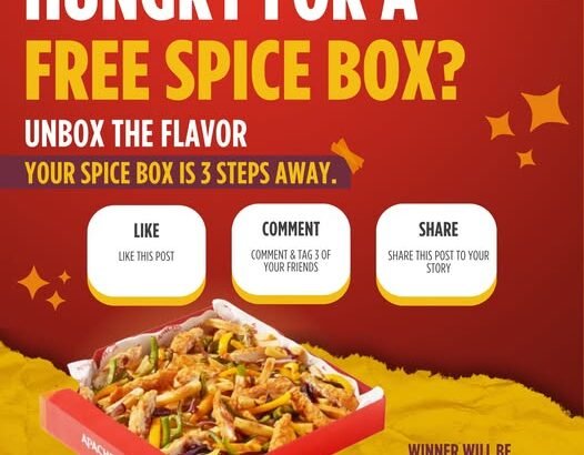 Apache Pizza – like, comment, share and WIN!!!